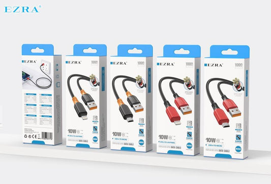 Ezra 10W USB-A to Lightning Charging Cable 1m | DC353