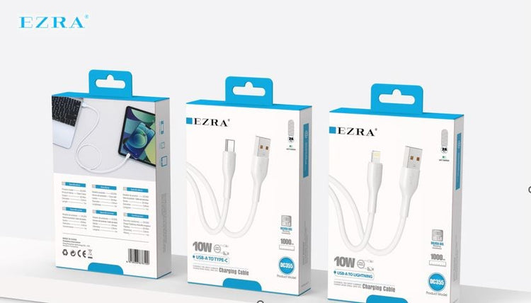 Ezra 10W USB-A to Lightning Charging Cable 1M | DC355