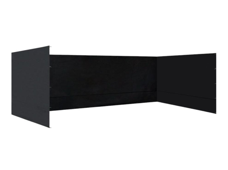 Gazebo 3m x 6m 3 Side walls Only Black