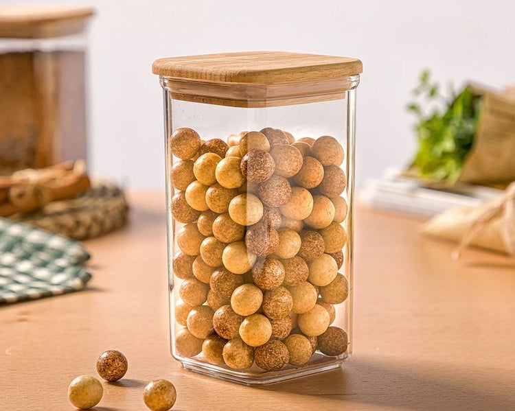 Spice Canister with Wooden Lid 219759 (500ML)