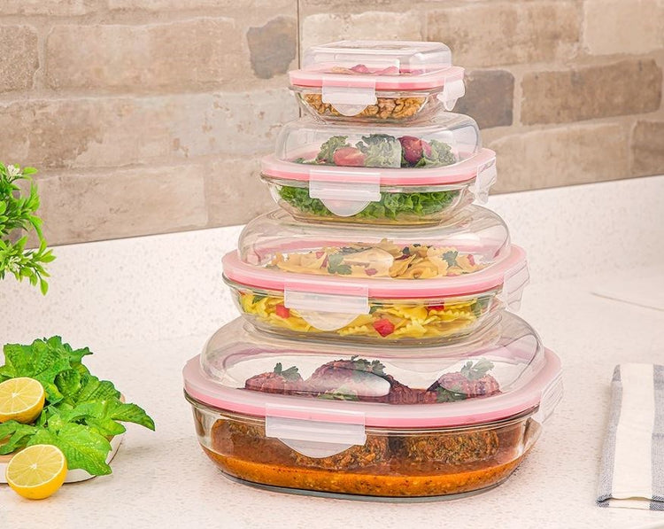 Glass Container 4pc 204935