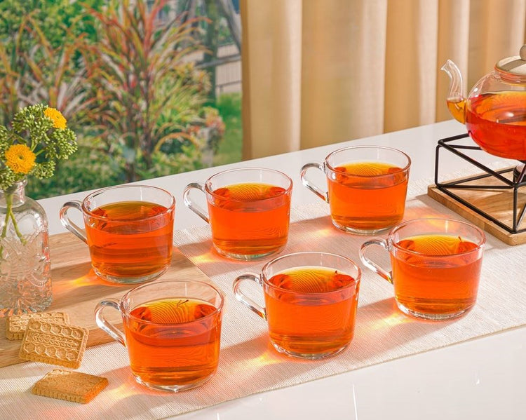 Glass Tea Cup 285cc - 6pc 228200