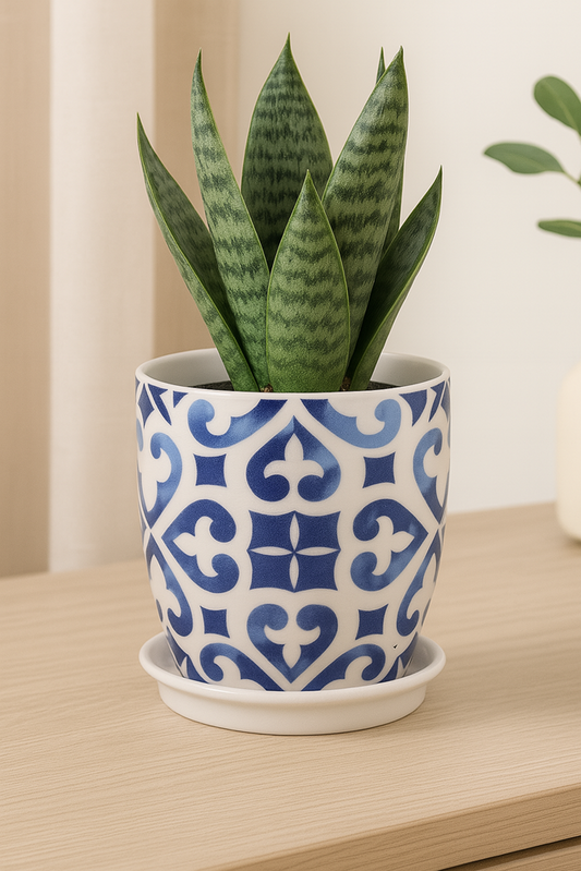 Flowerpot Blue HP07-27