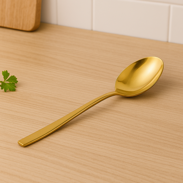 Gold Spoon Stainless Steel 6pc