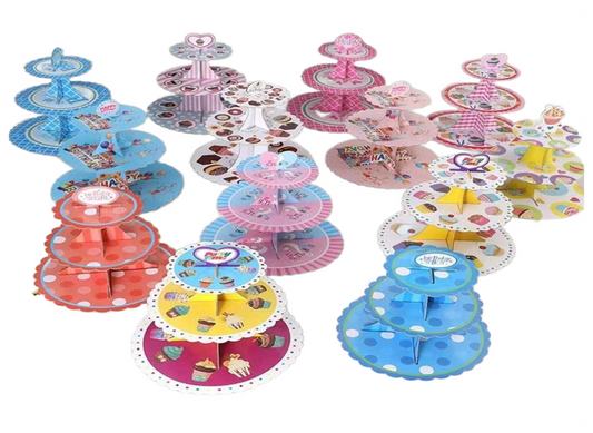 Paper Cake Stand 1pc 34902-4