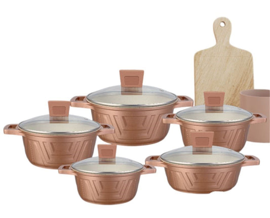 Granite Coating Cookware Set 5pc J0710