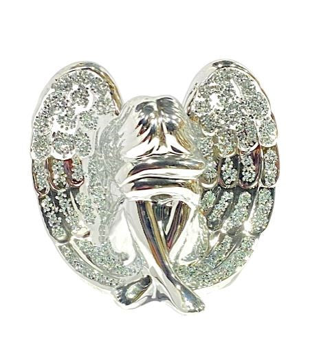 Silver Angel Shiny Decor 3A-1757