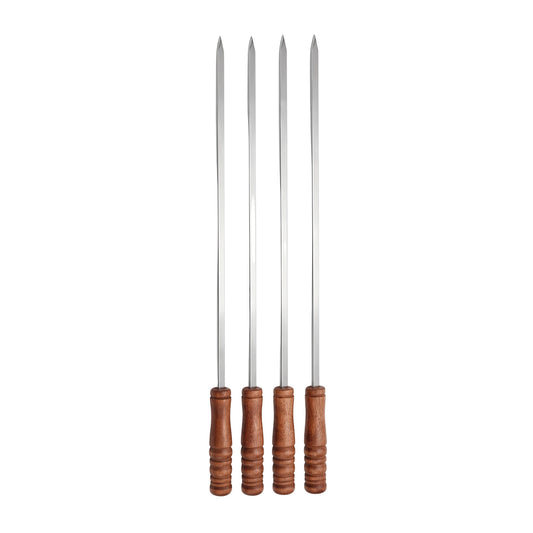 4pc 60cm Stainless Steel BBQ Skewers | DD10569
