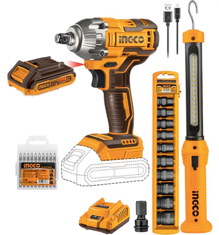 Cordless Impact Wrench Combo 2pc COSLI23011