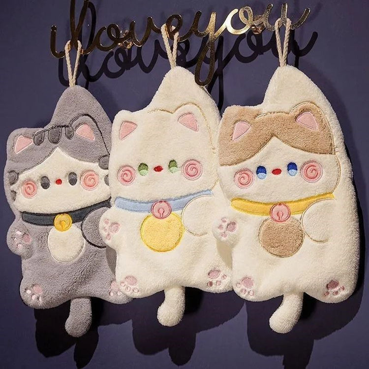 Kids Kitten Hand Towel 1504