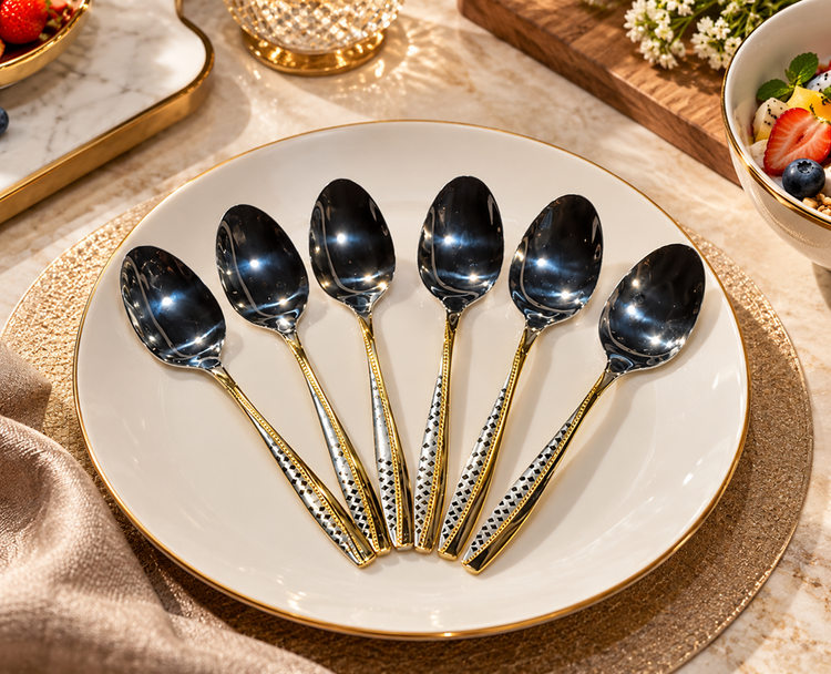 Spoon Gold & Silver 6pc
