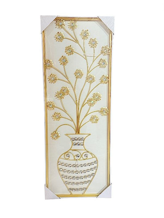 Metal Flower Gold Wall Decor