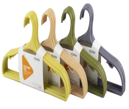 Plastic Cloth Hanger 5pc 6149 DD1183