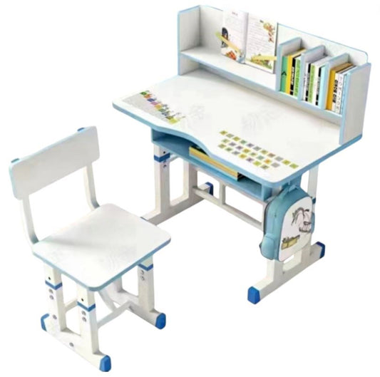 Kids Table & Chair W557-Blue