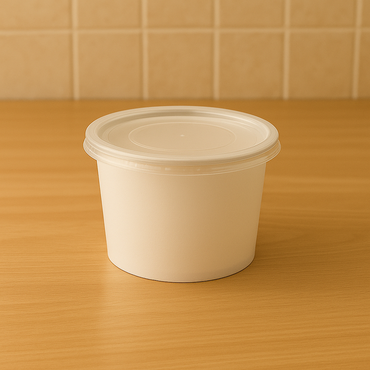 Paper Bowl With Lid 780mL 25pc 1869-19