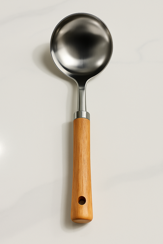 Wooden Handle Serving Spoon JW-910 722-6