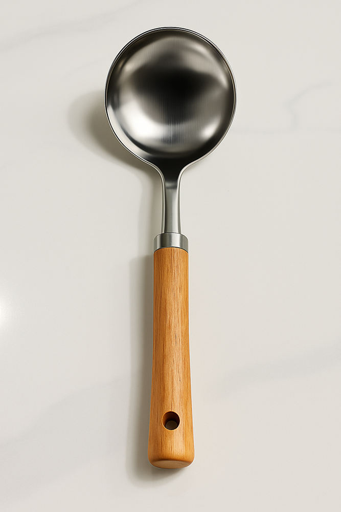 Wooden Handle Serving Spoon JW-910 722-6