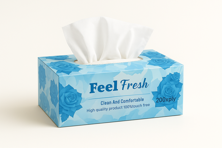 Soft Facial Tissue Box 200 x 2ply Sheets