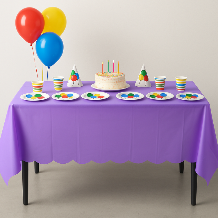 Plastic Table Cover 137cm x 274cm