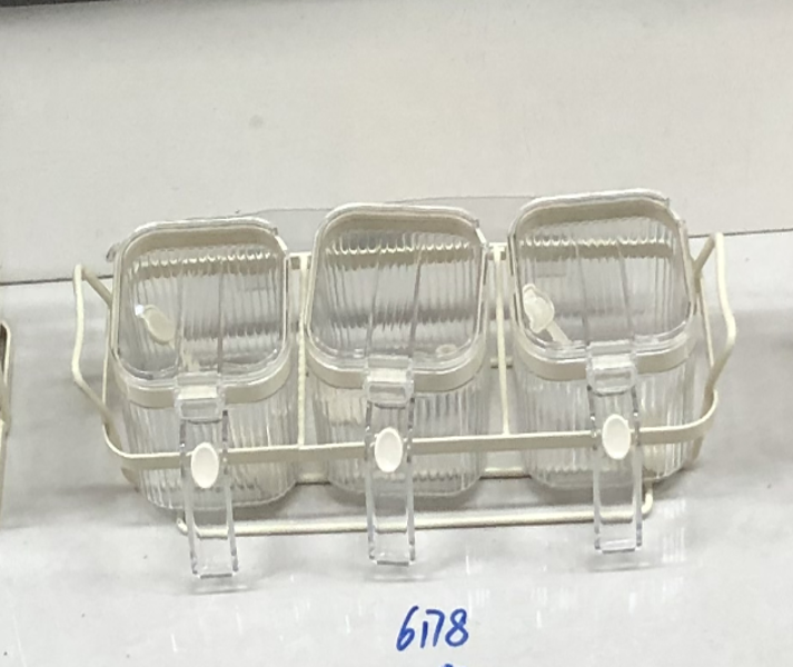 Storage Glass Jars 3pc DD1237