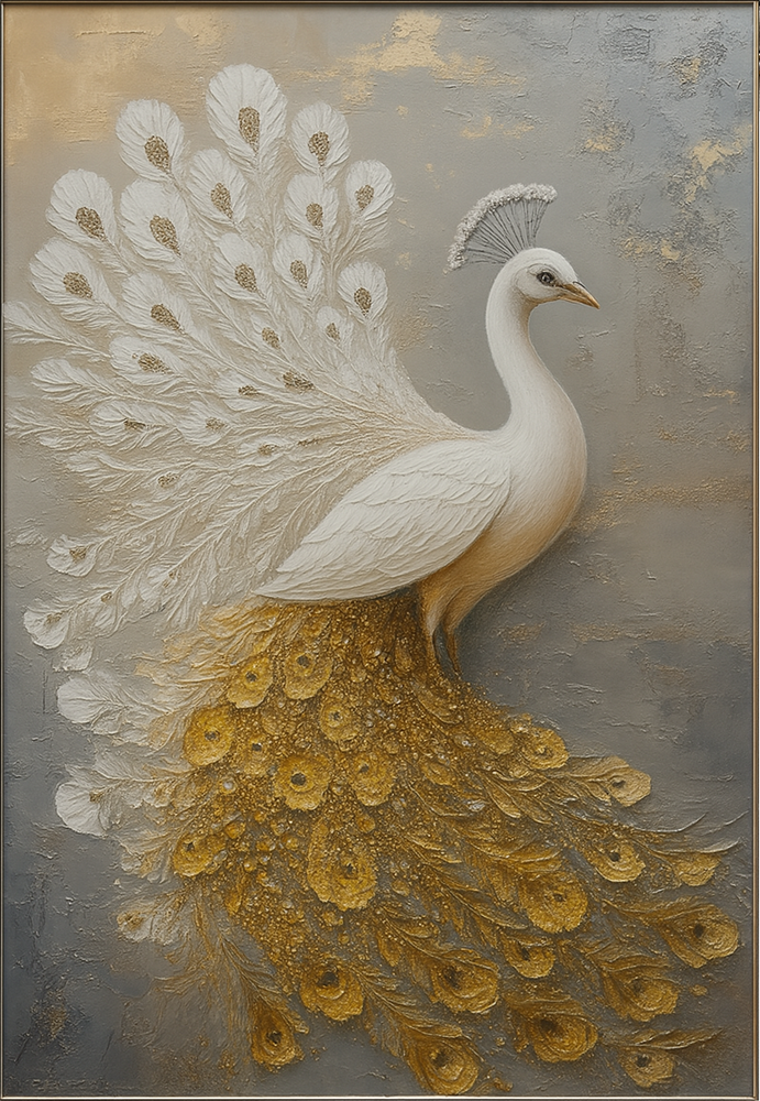 Peacock Picture Frame