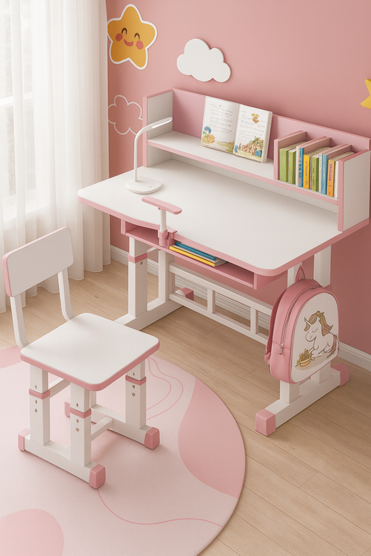 Kids Table & Chair Pink