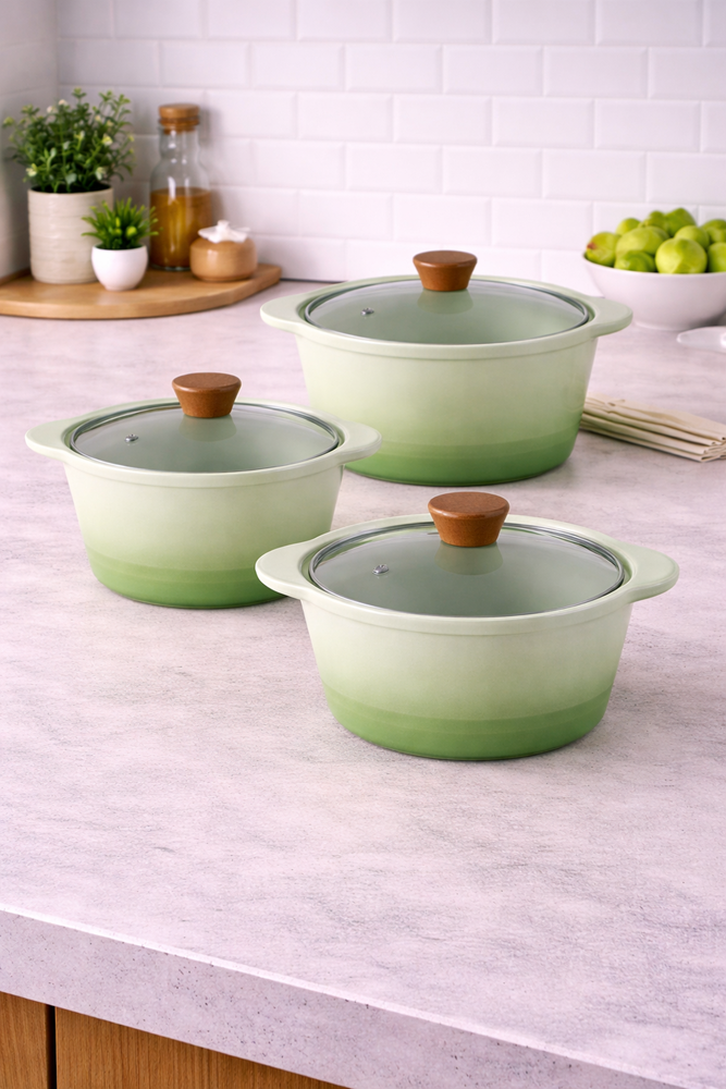 Casserole Soup Pots 3pc Set