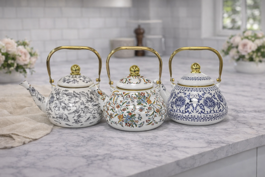Enamel Kettle Tea Pot 1.5L