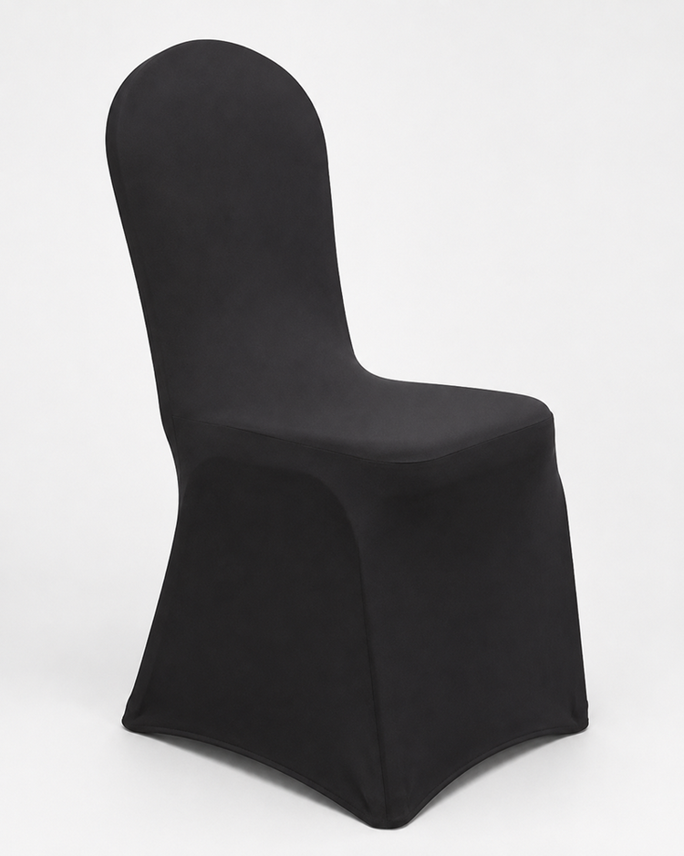 Black Event Chair Cover
