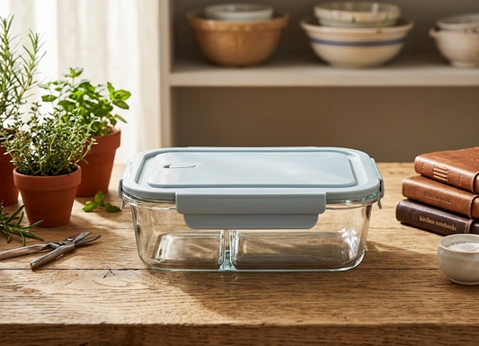Glass Food Container 1520mL