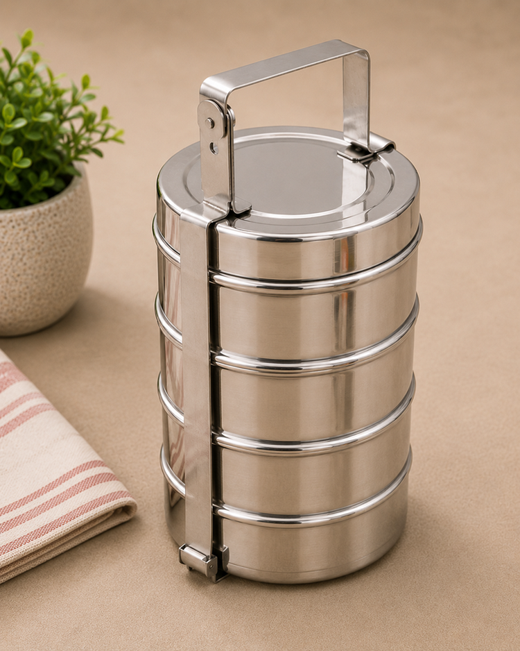 S/S Tiffin 4 Tiers 14"