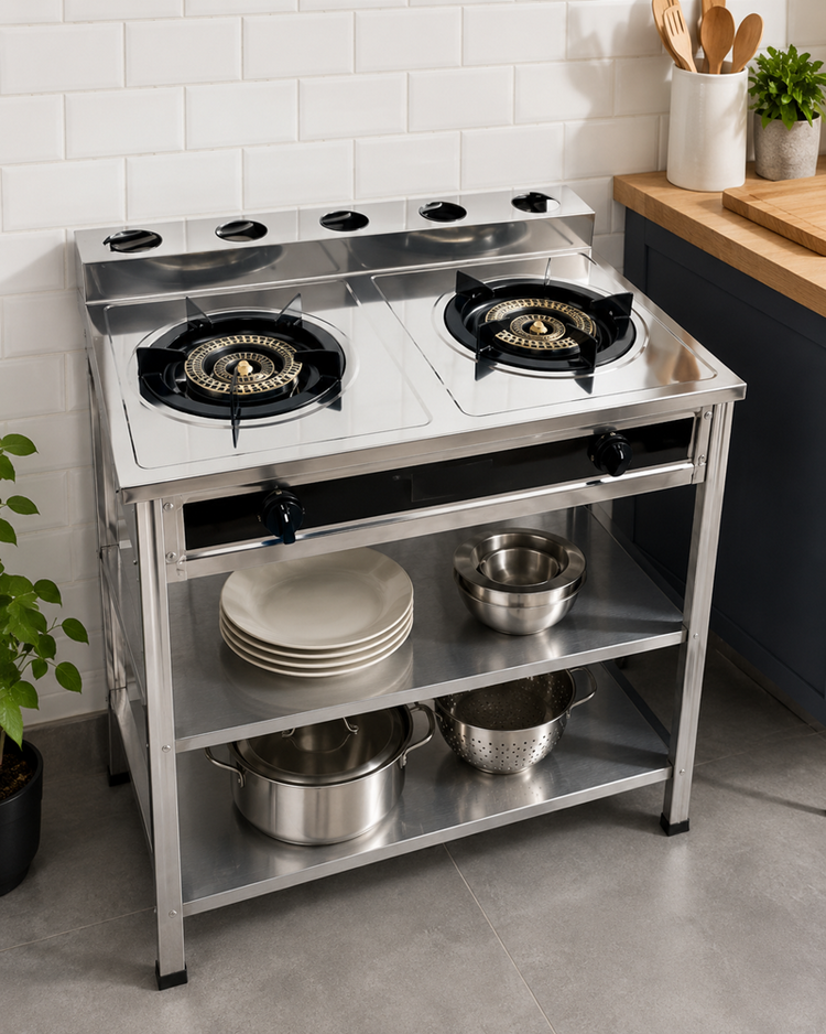 S/S Gas Stove Burner Stand 2