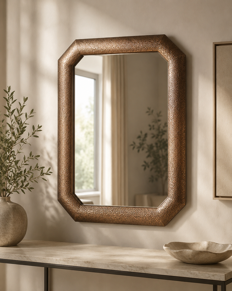 Octagon Wall Mirror 57 x 72cm