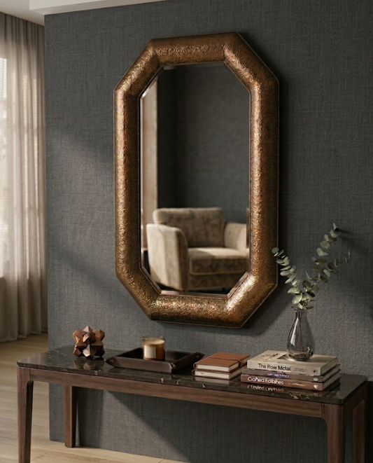 Octagon Wall Mirror 60 x 80cm