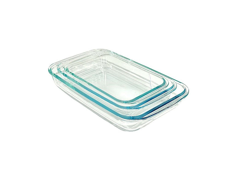 Square Glass Bakeware 3pc Set DD17106