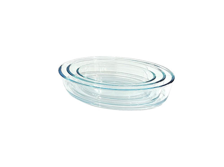 Glass Round 3pc Set DD17107