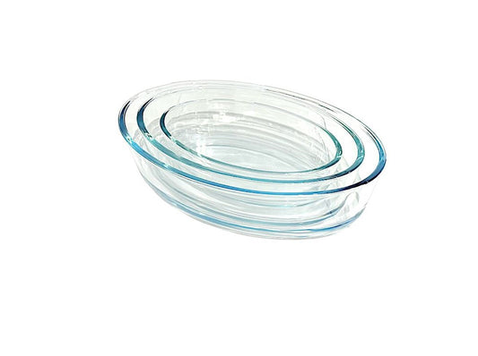 Glass Round 3pc Set DD17107