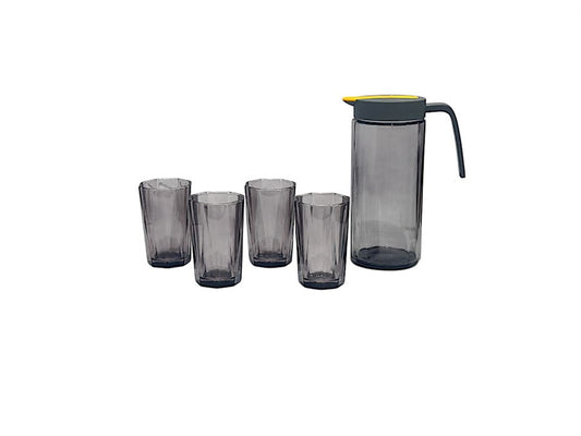 Glass Jug & Cup Set DD17116