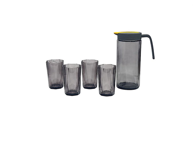 Glass Jug & Cup Set DD17116