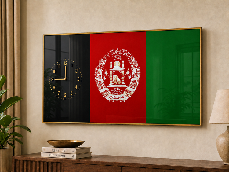 Flag Wall Clock Frame