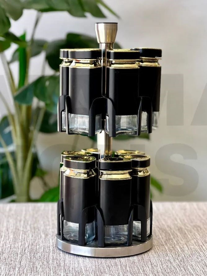 Spice Condiment Rack Stand 12pc