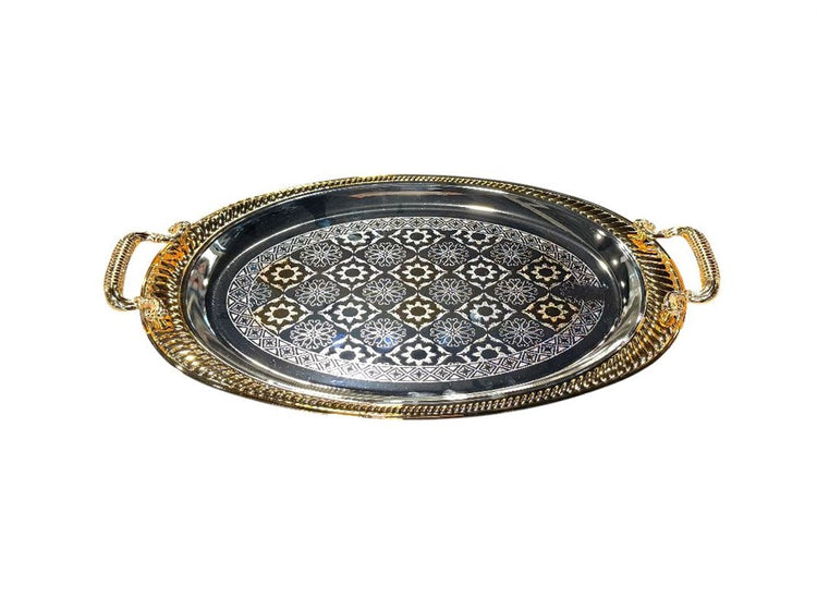 2PC Serving Tray Gold