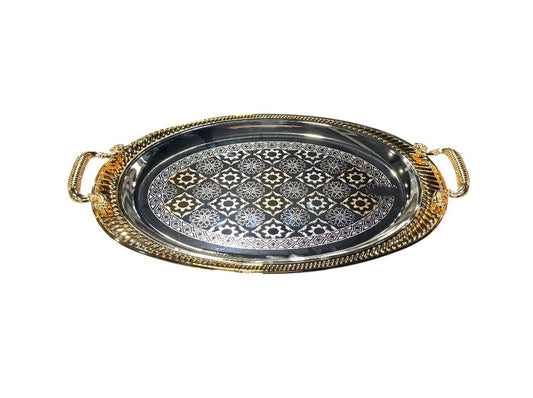 2PC Serving Tray Gold