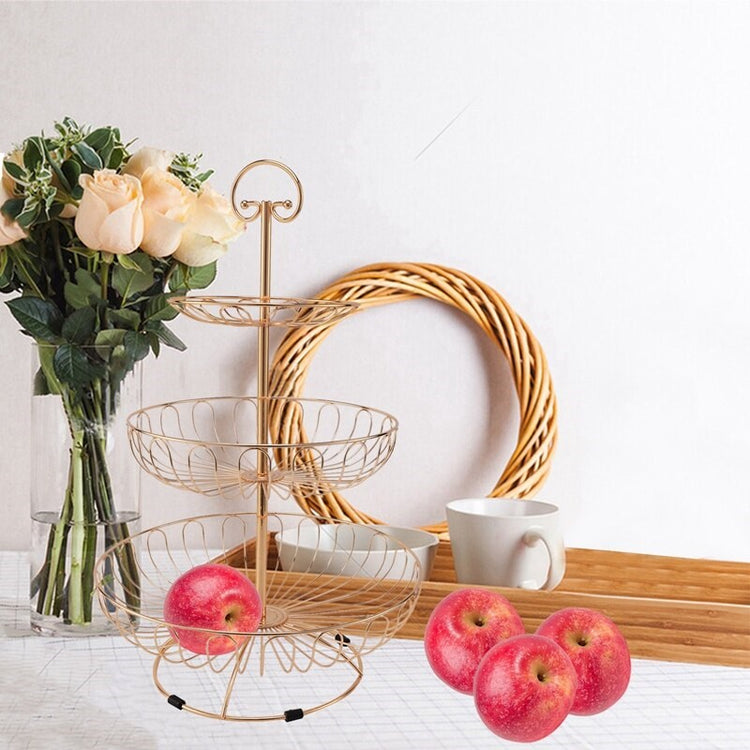 Gold 3 Tier Cupcake Stand YZ1137