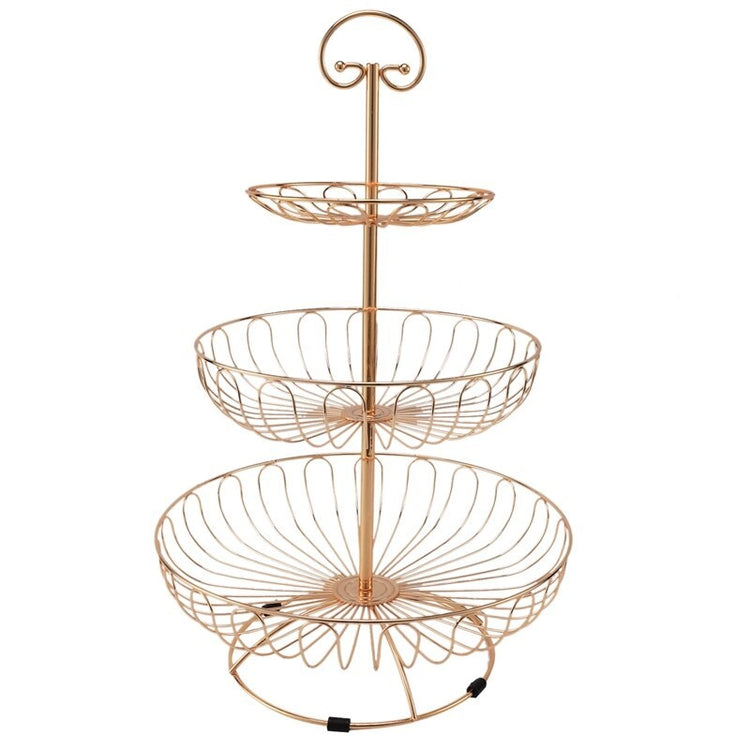 Gold 3 Tier Cupcake Stand YZ1137