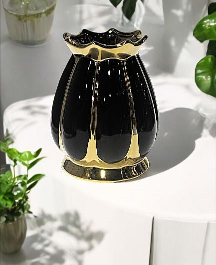 Black and Gold Vase