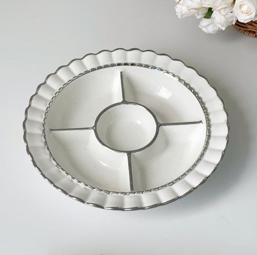 Ceramic Dry Fruit Tray CCDD-2057-1