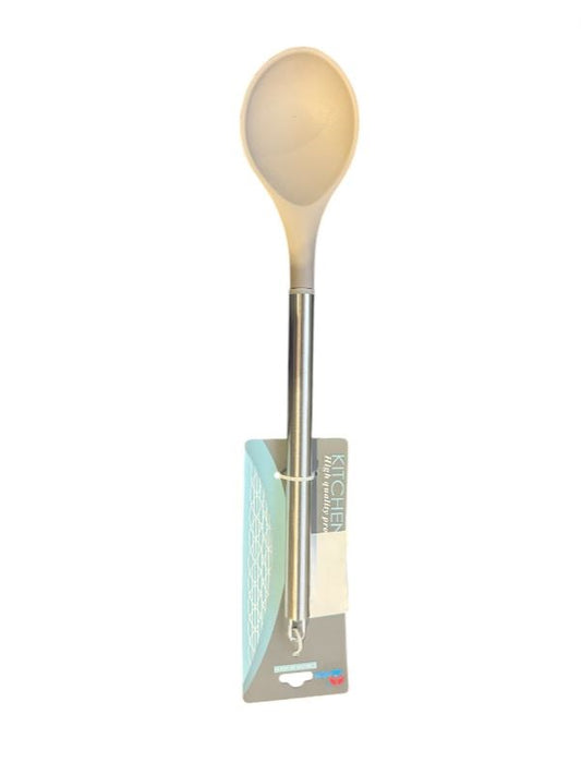 Silicone Spoon with Stainless Steel Handle