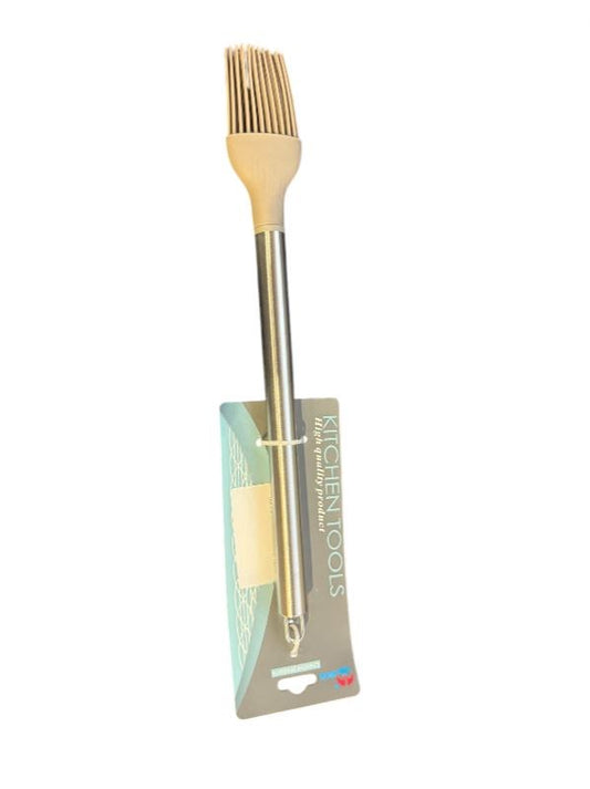 Silicone Brush with Stainless Steel Handle