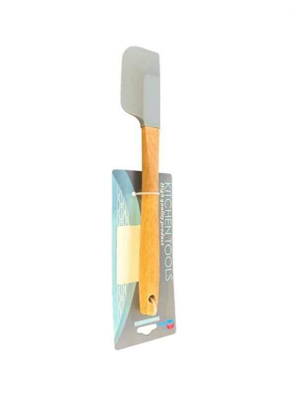 Mixing Silicone Spatula With Wooden Handle
